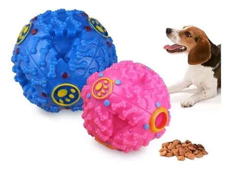 Pelota Interactiva Grande Para Picar Comida Para Perros Color Azul G