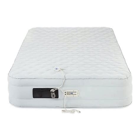 AeroBed Luxury Pillow Top Twin 16-Inch Air Mattress in White - Walmart ...