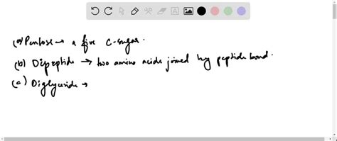 SOLVED Match Each Term With Its Correct Meaning A Pentose B