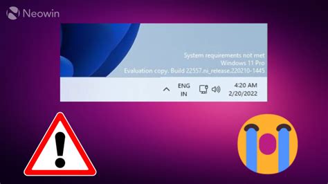 Windows 11 will now show a watermark if you are on an unsupported Insider PC - Neowin