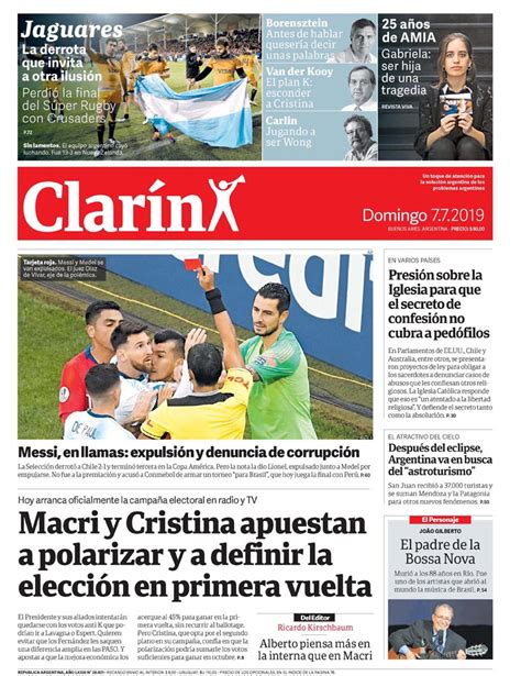 Clarin Argentina 7 De Julio De 2019 Infobae