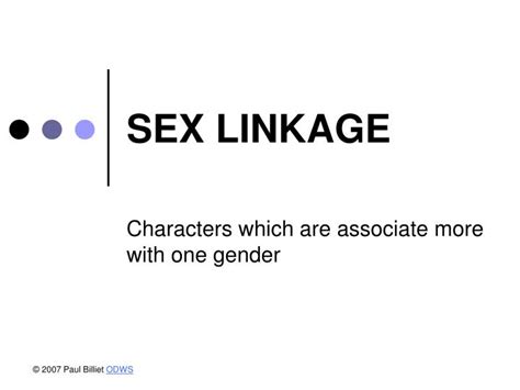 Ppt Sex Linkage Powerpoint Presentation Free Download Id318088