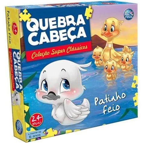 Quebra Cabe A Madeira O Patinho Feio Abc Variedades