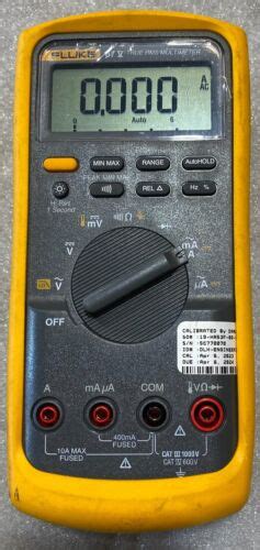 Fluke V True Rms Industrial Multimeter Free Shipping Ebay