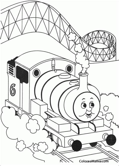 Colorear El Tren Thomas Thomas Y Sus Amigos Dibujo Para Colorear