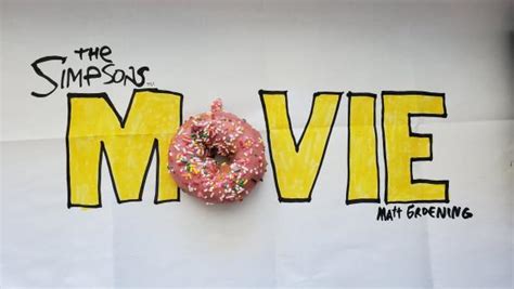 The Simpsons Movie Logo with Homer Simpsons Doughnut as the O | Origami ...