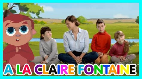 A La Claire Fontaine Comptine Avec Paroles Les Amis De Boubi Youtube