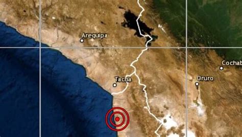 Tacna Sismo De Magnitud 45 Se Reportó En Esta Ciudad Señala Igp Nndc Actualidad Tromecom