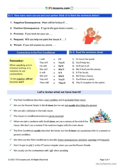 First Conditional Lesson general gra Français FLE fiches pedagogiques