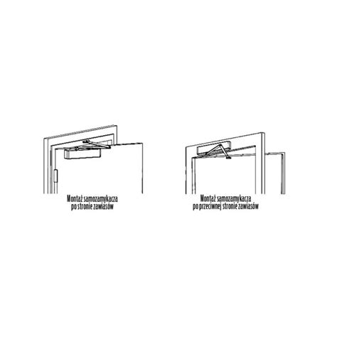 Samozamykacz DC120 Ramie CZARNY ASSA ABLOY Narzedziownia Shop