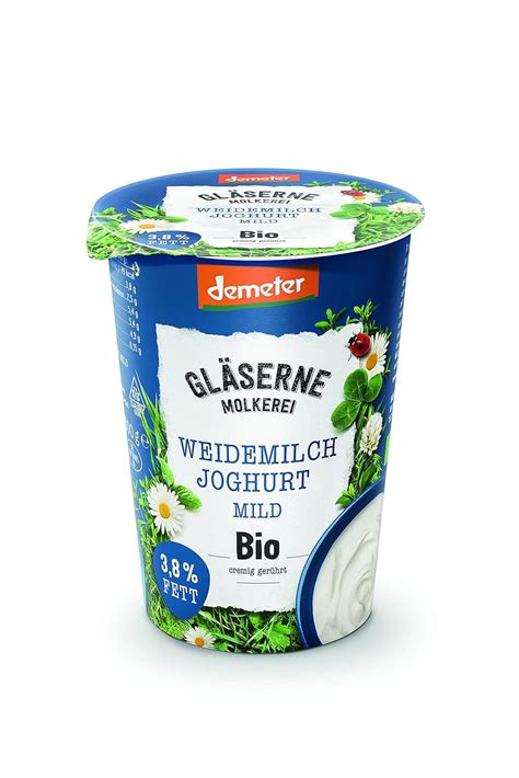 Gl Serne Molkerei Bio Weidemilch Joghurt Fett G Amazon De