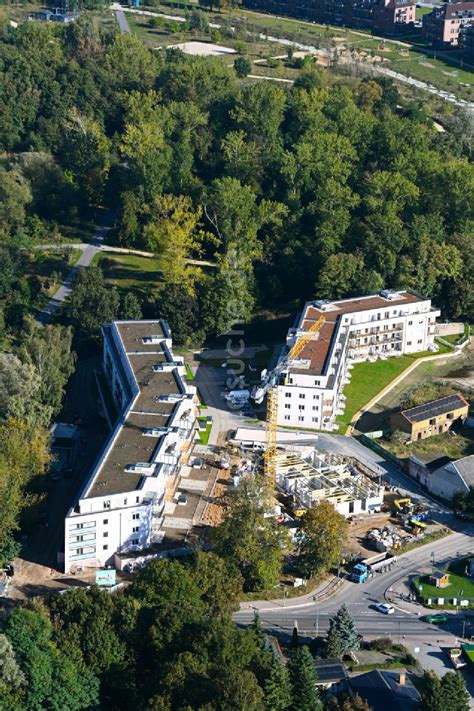 Bernau Aus Der Vogelperspektive Baustelle Zum Neubau Eines Wohnhauses