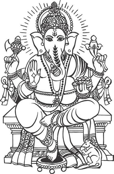 Vinayagar Clipart Black And White Clip Art Library, 42% OFF