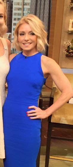 Who Made Kelly Ripas Blue Dress