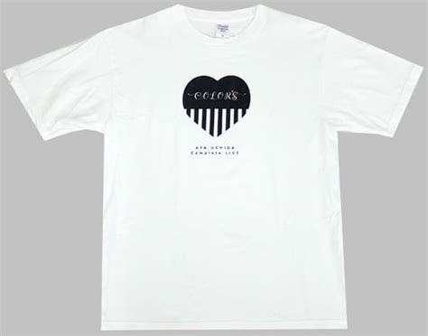 駿河屋 内田彩 Tシャツ ホワイト XLサイズ AYA UCHIDA Complete LIVECOLORSTシャツ