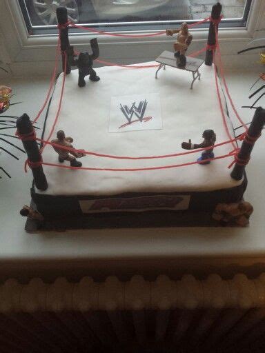 Wrestling Cake For My Son S 6th Birthday Wrestling Birthday Cakes