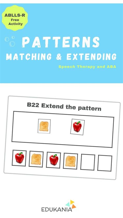 Pattern Matching And Extending For Aba Speech Therapy Artofit