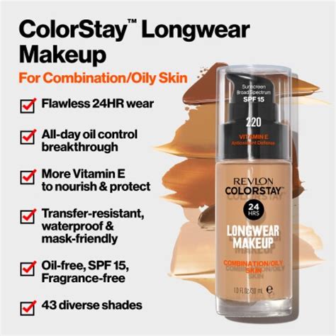 Revlon Colorstay Longwear Makeup Foundation For Combinationoily Skin