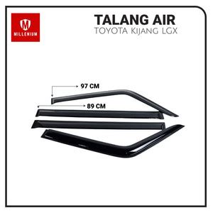 Jual Talang Air Pintu Mobil Toyota Kijang Kapsul 4 Pintu Model Slim