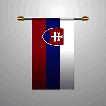 Slovakia Flag Vector, Slovakia, Flag, Slovakia Flag Background PNG and Vector with Transparent ...