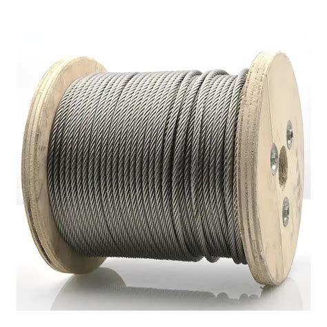 Anti Twist Steel Wire Rope 18x7 19x7 Non Rotating Wire Rope Cable For