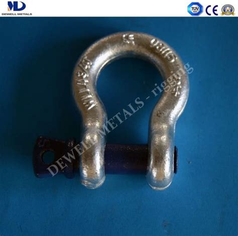 China Hot Dipped Galv Us Type Drop Forged G209 Anchor Bow Shackle