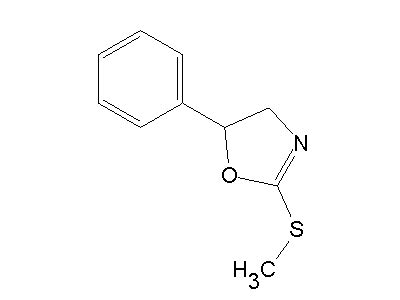 2 Methylsulfanyl 5 Phenyl 4 5 Dihydro Oxazole C10H11NOS Density