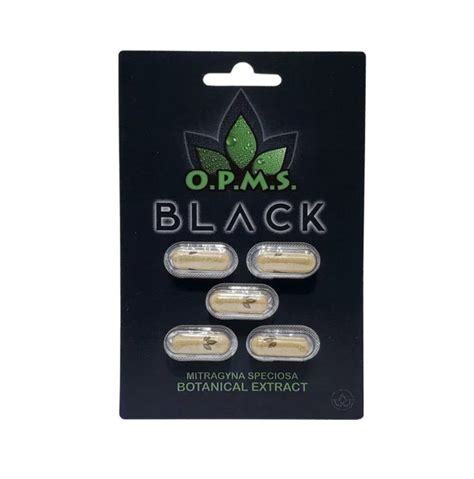 KRATOM OPMS CAPSULAS BLACK GOLD Smoke Shop México