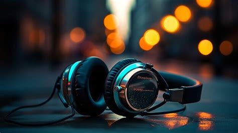 Premium Ai Image A Pair Of Headphones Laying On The Ground With The