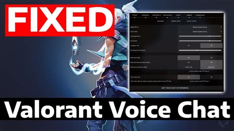 How To Fix Voice Chat Not Working In Valorant Youtube