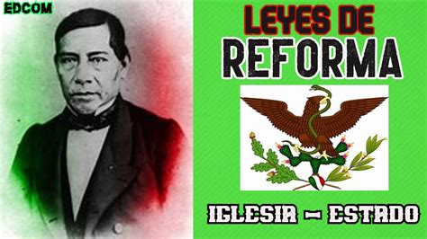 leyes de reforma Separación de la iglesia y el estado Benito Juárez