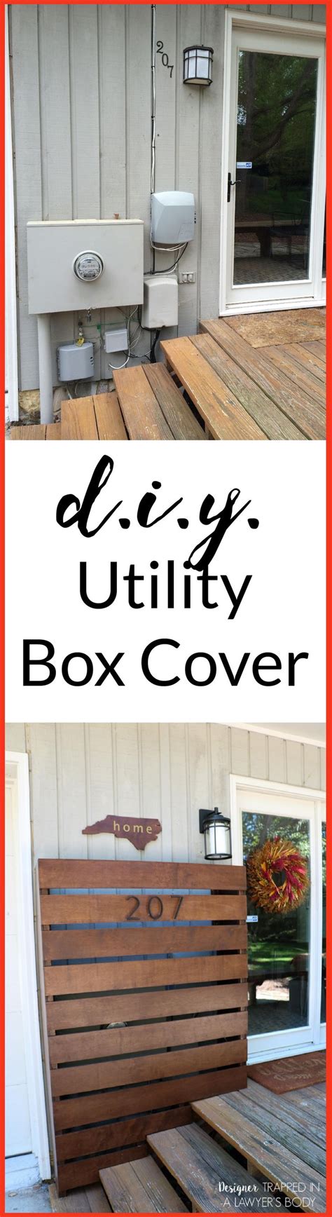 DIY Utility Box Cover That Opens Easily Utility Box Covered Boxes