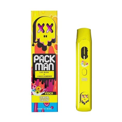 Packman 2G Live Resin Liquid Diamonds Disposable Vape Vapes Wholesale