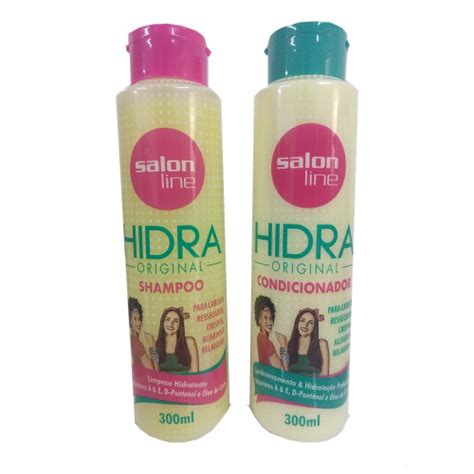 Kit Salon Line Hidra Original Shampoo Condicionador 300ml No Shoptime