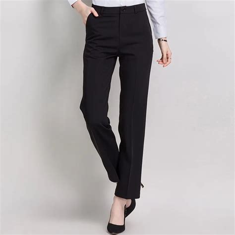 Spring Autumn Korean Women Formal Pants Ol Business Pant Office Lady Wear To Work Straight