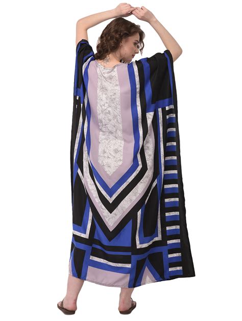 Oussum Womens Plus Size Kaftan Polyester Maxi Kimono For Spring