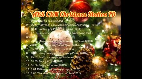 Abs Cbn Christmas Station Id 2009 2021 Abscbnstationid Youtube