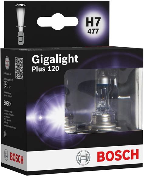 Lâmpada Bosch Gigalight Plus 120 H7 12V 55W Amazon br