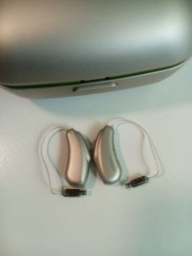 Phonak Audeo B90 R Hearing Aid Rechargeable W Case Charger Ebay