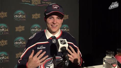 Evan Gardner 2024 Nhl Draft Media Availability Youtube