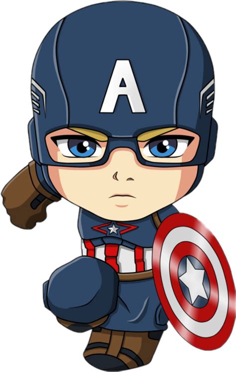 Capitan America Chibi Png Clipart Full Size Clipart 1511953