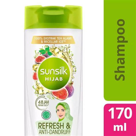 Sunsilk Hijab Recharge Refresh And Anti Dandruff Shampoo 170 Ml Shopee Philippines