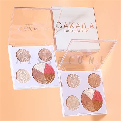 Jual Cakaila Colors Warna Highlighter Shimmer Bronzer Kontur Palet