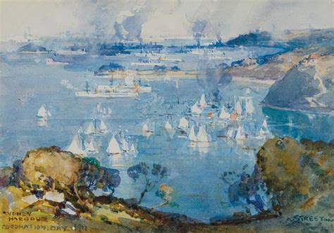 Sold Price Arthur Streeton 1867 1943 Sydney Harbour Coronation Day