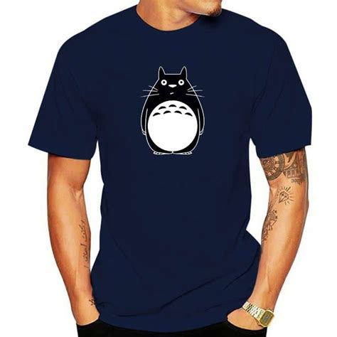 T Shirt Mon Voisin Totoro Bleu Marine Univers Ghibli Boutique Ghibli