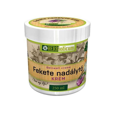 Herbioticum Fekete Nadálytő Krém 250ml Vásárlás Hatóanyagok Leírás