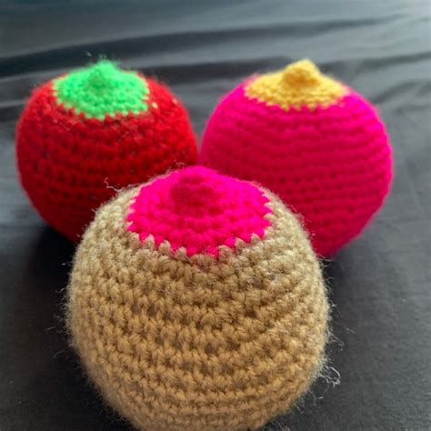 Crochet Boob Etsy