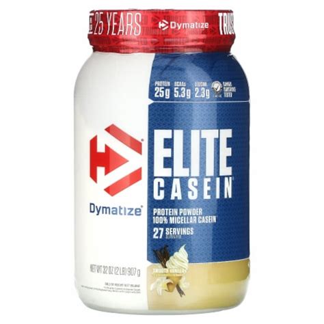 Dymatize® Elite Casein Smooth Vanilla Protein Powder 32 Oz Smiths