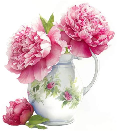 Pfingstrosen In Vase Peonies In A Vase In 2024 Pfingstrosen