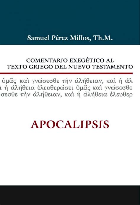 Pdf Samuel Perez Millos Comentario Exeg Tico Al Texto Griego Del